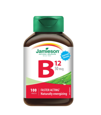 Джеймисън Витамин В12 / Jamieson Vitamin B12 Таблетки 50mcg х 100