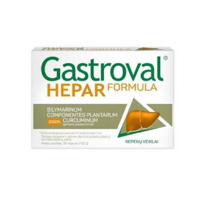 Гастровал / Gastroval Хепар Формула капсули x 30