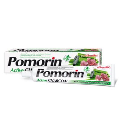 Поморин / Pomorin Active Charcoal Паста за зъби 100мл