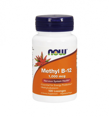 Метил B-12 / Methyl B-12 драже 1000 мкг х 100 Now Foods