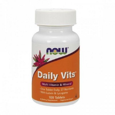Дневни Витамини / Daily Vits Multi таблетки х 100 Now Foods