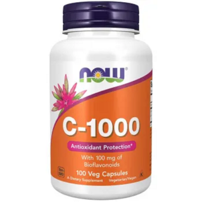 Витамин C / Vitamin C капсули 1000 мг х 100 Now Foods