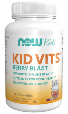 Детски витамини / Kid Vitamins Berry таблетки х 120 Now Foods
