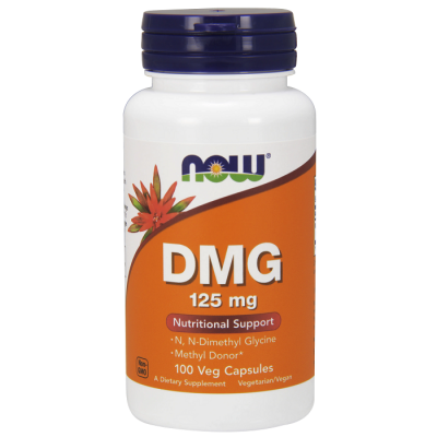Диметилглицин / DMG капсули 125мг х 100 Now Foods