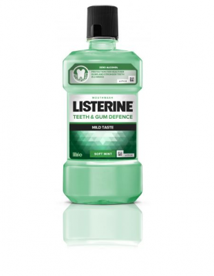 Листерин / Listerine Teeth & Gum Defence Вода за уста 500мл