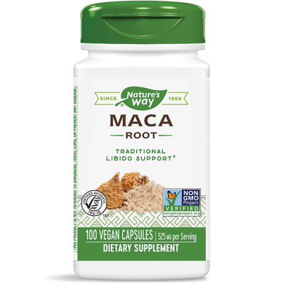 Мака / Maca (корен) капсули 525 mg x 100 Nature’s Way