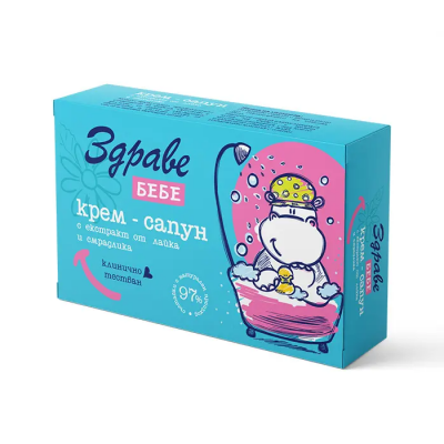 Арома / Aroma Здраве Бебе Крем-Сапун 75гр