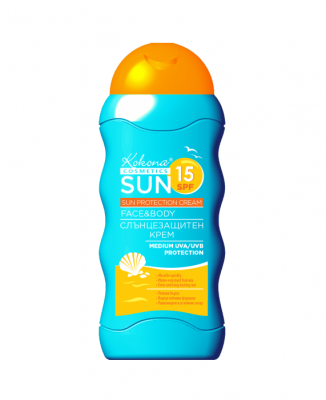 Кокона / Kokona Sun Слънцезащитен крем  SPF15 150мл