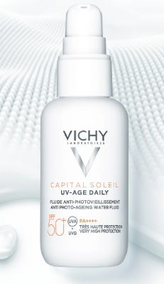 Виши / Vichy Capital Soleil UV-Age Daily Флуид за лице против поява на признаци на фотостареене SPF50+ 40мл