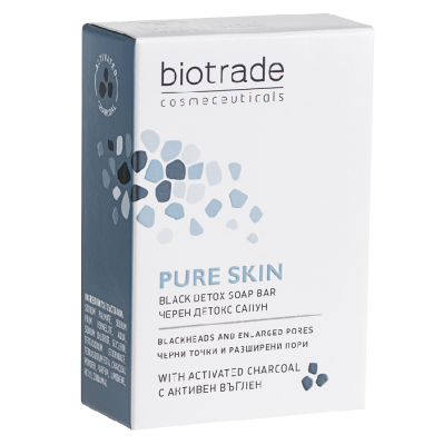 Биотрейд / Biotrade Pure Skin Черен Детокс сапун 100гр