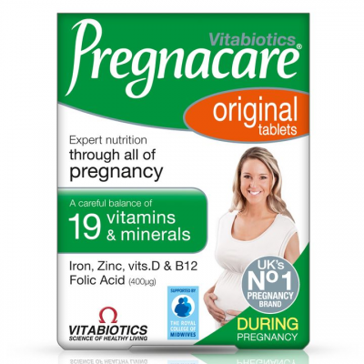Витабиотикс Прегнакеър / Vitabiotics Pregnacare Original Витамини за бременни и кърмещи жени таблетки x 30