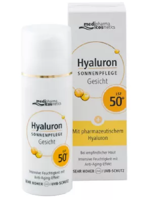 Фарма Хиалурон Анти ейдж крем с много висока защита SPF50+ 50 мл