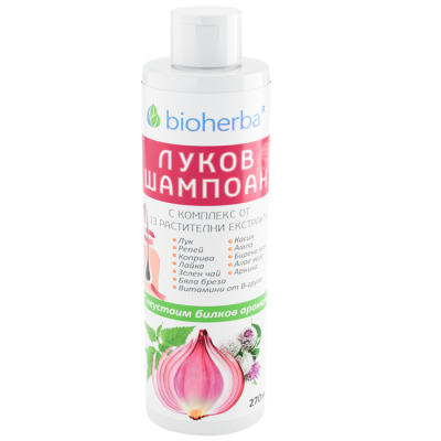 Биохерба / Bioherba Луков Шампоан 270мл