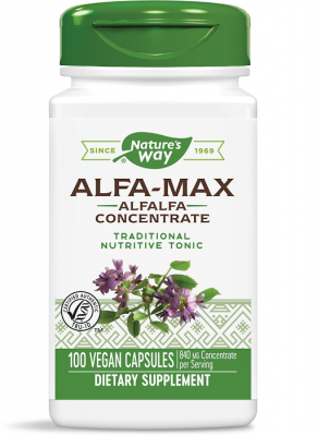 Люцерна концентрат / Alfa-Max капсули 525 mg х 100