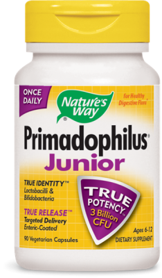 Примадофилус / Primadophilus Джуниър 3 млрд. активни пробиотици капсули х 90