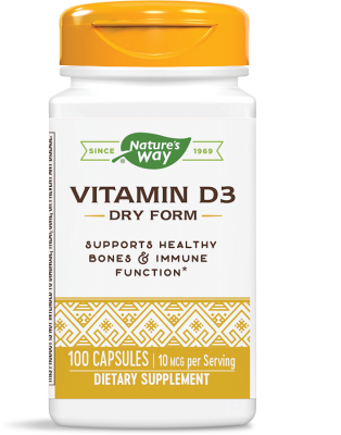 Витамин D3 (сух) / Vitamin D3 Dry Form капсули 400 IU х 100