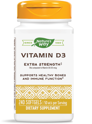Витамин D3 / Vitamin D3 софтгел капсули 2000 IU x 240