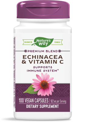 Ехинацея с Витамин C / Echinacea & Vitamin C капсули х 100