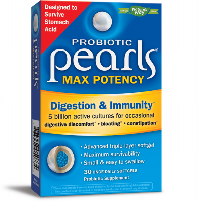 Пърлс / Pearls Probiotic Max Potency Digestion & Immunity софтгел капсули х 30