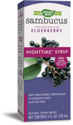 Самбуркус / Sambucus NightTime Сироп 120мл Nature’s Way