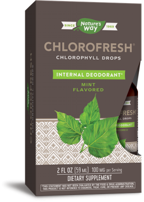 Хлорофреш Хлорофил Капки без алкохол / Chlorofresh Chlorophyll Drops х 56мл Nature’s Way