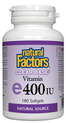 Витамин E / Vitamin E Clear Base 400 IU софтгел капсули х 180