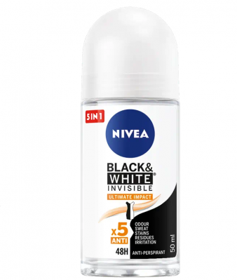 Нивеа / Nivea Рол-он Black & White Invisible Ultimate Impact 50ml