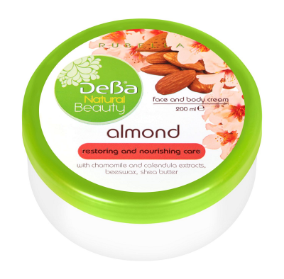Дева / Deva Natural Beauty Крем за лице и тяло с бадем 200мл
