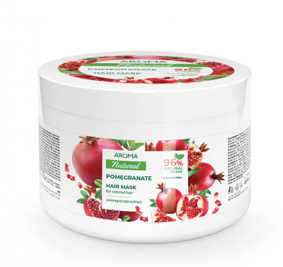 Арома / Aroma Natural Маска за боядисана коса Нар 450 мл