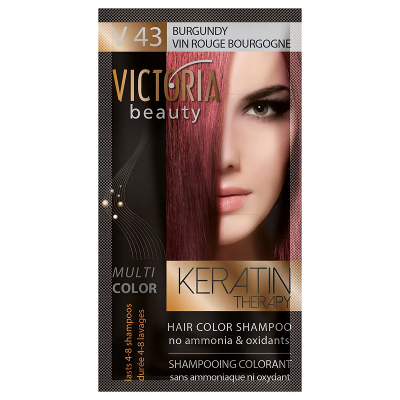 Викториа Бюти / Victoria Beauty Шампоан оцветител БУРГУНДИ №43 40мл