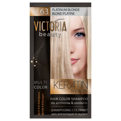 Викториа Бюти / Victoria Beauty Шампоан оцветител Платинено рус №63 40мл