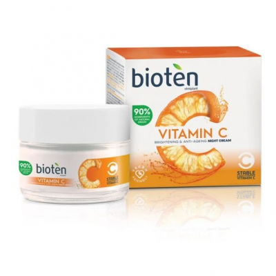 Биотен / Bioten Нощен крем с Vitamin C 50мл