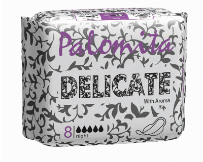 Паломита / Palomita Delicate Нощни превръзки х 8