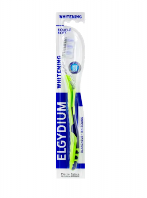 Елгидиум / Elgydium Whitening избелваща четка за зъби Soft Промо