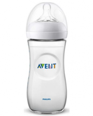Авент / Avent Natural Шише за хранене с биберон 6м+ 330мл