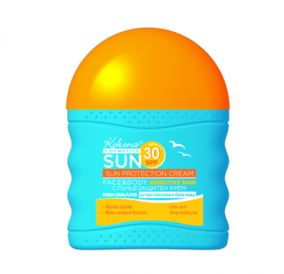 Кокона / Kokona Sun Слънцезащитен крем за лице SPF30 75мл