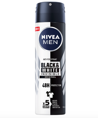 Нивеа / Nivea Men Дезодорант спрей мъжки Black & White Invisible 150мл