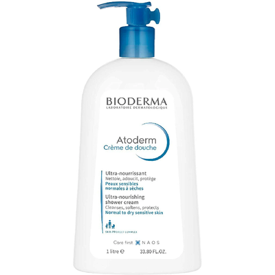 Биодерма / Bioderma Atoderm Измивен душ крем 1л
