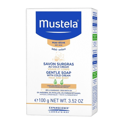 Мустела / Mustela Нежен сапун с колд крем 100гр