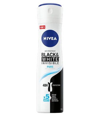 Нивеа / Nivea Дезодорант спрей Invisible Black & White Pure 150мл