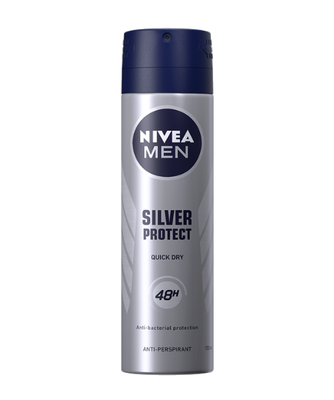 Нивеа / Nivea Men Silver Protect Дезодорант спрей 48ч 200мл