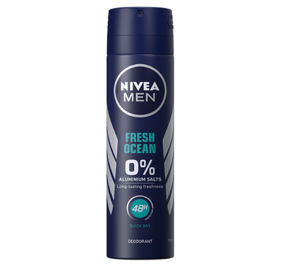 Нивеа / Nivea Men Fresh Ocean Дезодорант спрей 48H 150мл