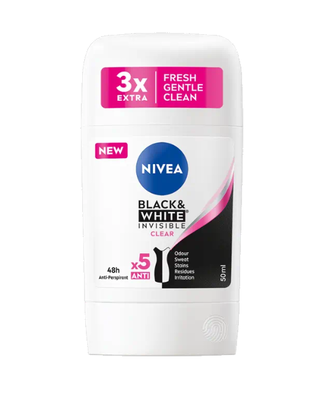 Нивеа / Nivea Black & White Clear Дезодорант стик 40мл
