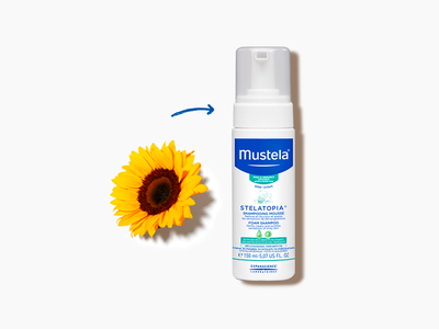 Мустела Стелатопия / Mustela Stelatopia шампоан пяна 150мл