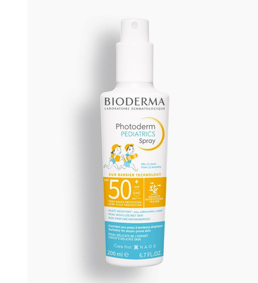 Биодерма / Bioderma Photoderm Pediatrics Слънцезащитен спрей SPF50+ 200мл