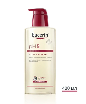 Юсерин / Eucerin pH5 Нежен измиващ душ гел 400 мл