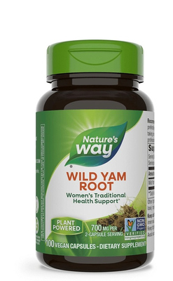 Див Ям (корен) / Wild Yam Root капсули 350 mg x 100 Nature's Way