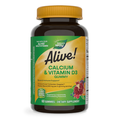 Алайв / Alive Калций + Витамин D3 желирани таблетки 250 mg x 60