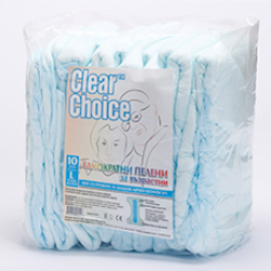 ПЕЛЕНИ ЗА ВЪЗРАСТНИ L ДНЕВНИ Х 10 CLEAR CHOICE