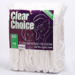 ПАМПЕРСИ  ЗА ВЪЗРАСТНИ  CLEAR CHOICE М НОЩНИ Х 10